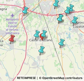 Mappa Via Cecco Angiolieri, 37060 Castel D'Azzano VR, Italia (4.50167)