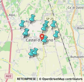 Mappa Via Cecco Angiolieri, 37060 Castel D'Azzano VR, Italia (1.43273)