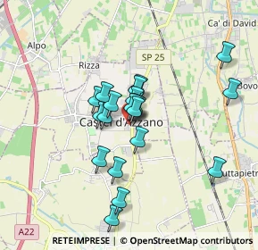 Mappa Via Cecco Angiolieri, 37060 Castel D'Azzano VR, Italia (1.3285)