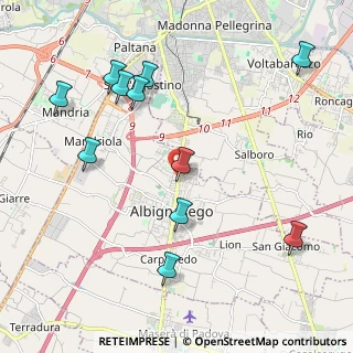 Mappa Ferri, 35020 Albignasego PD, Italia (2.35545)