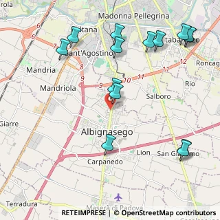 Mappa Ferri, 35020 Albignasego PD, Italia (2.58429)