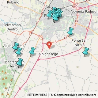 Mappa Galleria Roma, 35020 Albignasego PD, Italia (5.347)