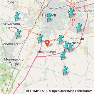 Mappa Ferri, 35020 Albignasego PD, Italia (4.67545)