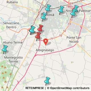 Mappa Ferri, 35020 Albignasego PD, Italia (5.38091)