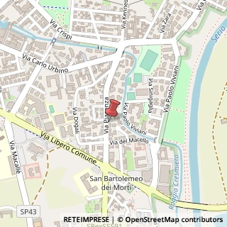Mappa Roggia Cresmiero, 26013 Crema CR, Italia, 26013 Crema, Cremona (Lombardia)