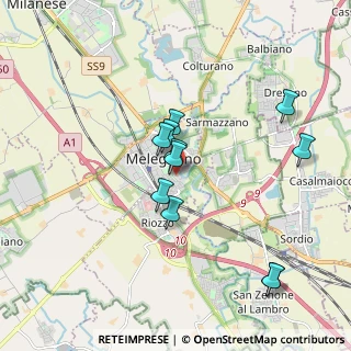 Mappa Via Broggi Izar, 20077 Melegnano MI, Italia (1.64182)