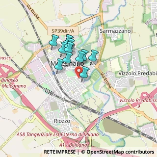 Mappa Piazza F.lli, 20077 Melegnano MI, Italia (0.63077)