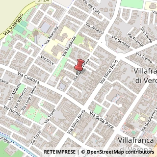 Mappa Via toti enrico 1/a, 37069 Villafranca di Verona, Verona (Veneto)