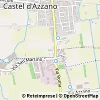 Hartă Castel d'Azzano
