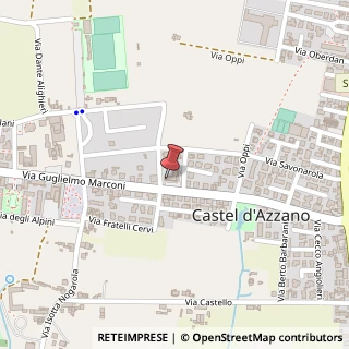 Mappa Via Marconi, 42, 37060 Castel d'Azzano, Verona (Veneto)