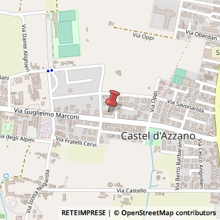 Mappa Via Marconi, 42, 37060 Castel d'Azzano, Verona (Veneto)