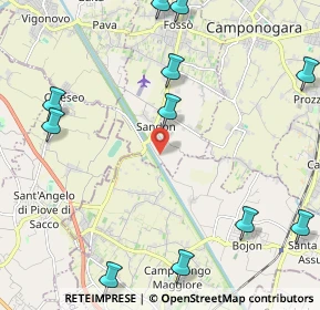 Mappa Via Brenta, 30030 Fossò VE, Italia (2.88909)