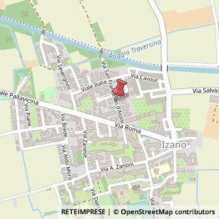 Mappa Via S. Francesco D'Assisi, 14, 26010 Izano CR, Italia, 26010 Izano, Cremona (Lombardia)