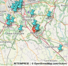 Mappa Via Ernesto Rizzi, 20077 Melegnano MI, Italia (10.203)