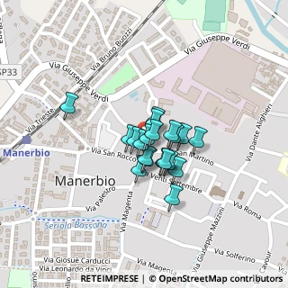 Mappa Via Giacomo, 25025 Manerbio BS, Italia (0.12)