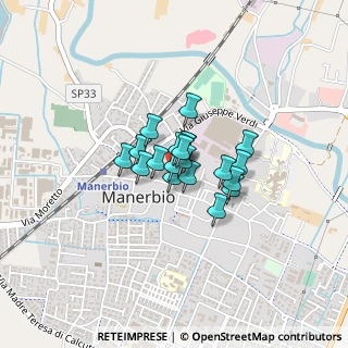 Mappa Via Giacomo, 25025 Manerbio BS, Italia (0.2145)