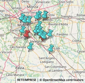 Mappa 26831 Casalmaiocco LO, Italia (10.9625)