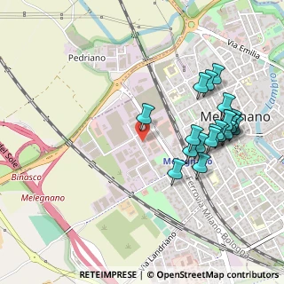 Mappa Via Salvador Allende, 20077 Melegnano MI, Italia (0.52)