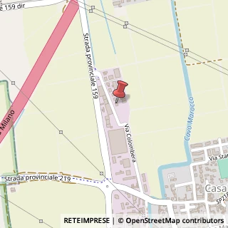 Mappa Via Colombera, 2, 26831 Casalmaiocco, Lodi (Lombardia)