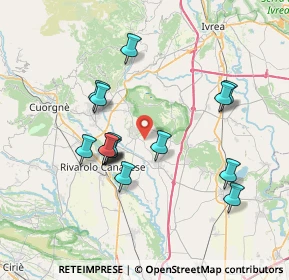 Mappa Cascine luisetta, 10011 Agliè TO, Italia (6.79333)