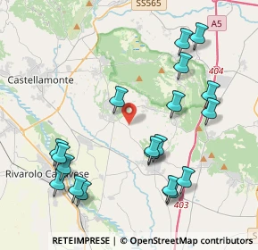 Mappa Cascine luisetta, 10011 Agliè TO, Italia (4.51211)