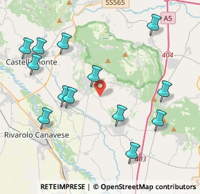 Mappa Cascine luisetta, 10011 Agliè TO, Italia (4.52846)