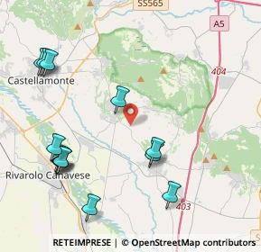 Mappa Cascine luisetta, 10011 Agliè TO, Italia (4.82308)