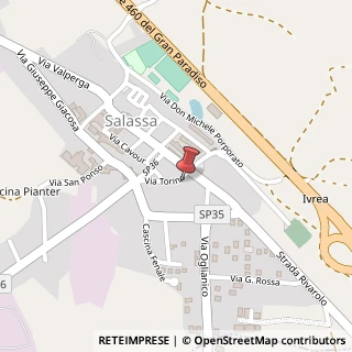 Mappa Via Torino, 66, 10080 Salassa, Torino (Piemonte)