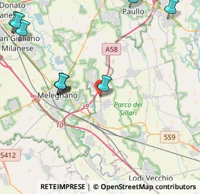 Mappa SP159 Km 2, 26831 Casalmaiocco LO, Italia (5.63636)