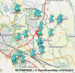 Mappa SP159 Km 2, 26831 Casalmaiocco LO, Italia (2.161)