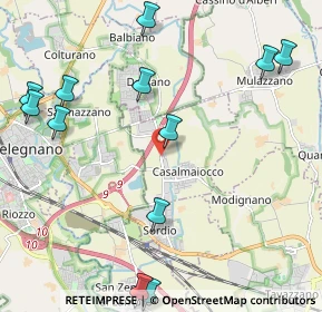 Mappa SP159 Km 2, 26831 Casalmaiocco LO, Italia (2.695)