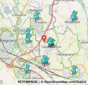 Mappa SP159 Km 2, 26831 Casalmaiocco LO, Italia (2.0425)