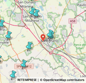 Mappa SP Binasco, 20077 Melegnano MI, Italia (5.60636)