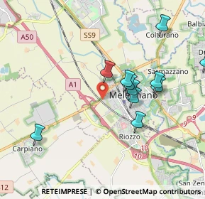 Mappa SP Binasco, 20077 Melegnano MI, Italia (1.85636)