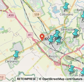 Mappa SP Binasco, 20077 Melegnano MI, Italia (2.74)