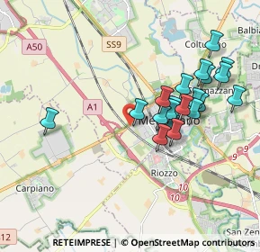 Mappa SP Binasco, 20077 Melegnano MI, Italia (1.779)