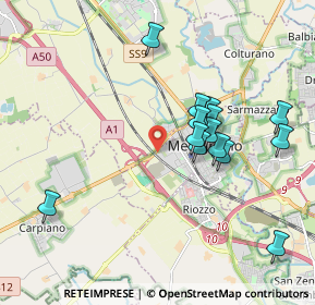 Mappa SP Binasco, 20077 Melegnano MI, Italia (1.84786)