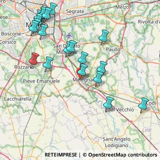 Mappa SP Binasco, 20077 Melegnano MI, Italia (10.065)