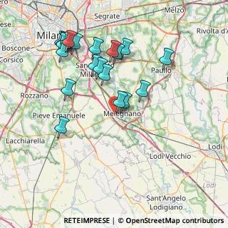 Mappa SP Binasco, 20077 Melegnano MI, Italia (8.153)