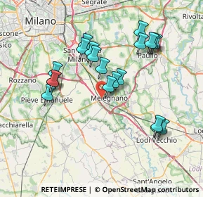 Mappa SP Binasco, 20077 Melegnano MI, Italia (7.18)