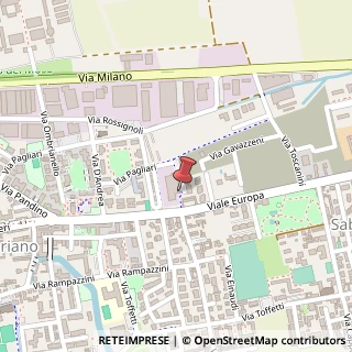 Mappa Viale Europa, 34, 26013 Crema, Cremona (Lombardia)