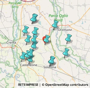 Mappa Via San Giorgio, 26020 Cumignano Sul Naviglio CR, Italia (6.88529)