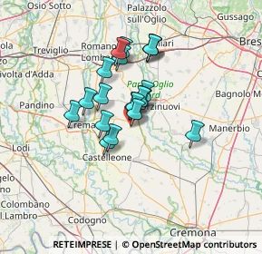 Mappa Via San Giorgio, 26020 Cumignano Sul Naviglio CR, Italia (9.6105)