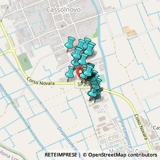 Mappa Via Guglielmo Marconi, 27023 Cassolnovo PV, Italia (0.21429)