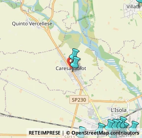 Mappa SS 230 Via Vercelli, 13030 Caresanablot VC (3.77154)