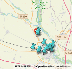 Mappa SS 230 Via Vercelli, 13030 Caresanablot VC (3.53214)