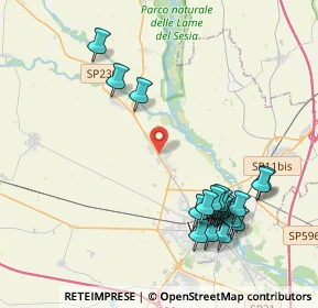 Mappa SS 230 Via Vercelli, 13030 Caresanablot VC (4.6025)