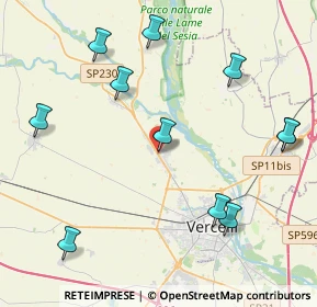 Mappa SS 230 Via Vercelli, 13030 Caresanablot VC (4.87)