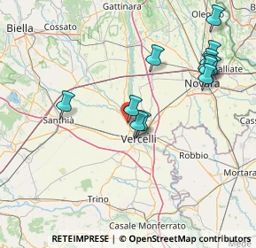Mappa SS 230 Via Vercelli, 13030 Caresanablot VC (16.2725)