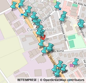 Mappa SS 230 Via Vercelli, 13030 Caresanablot VC, Italia (0.14333)